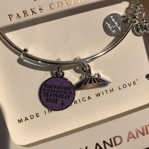 Disney’s Alex and Ani Space Mountain Silver Bracelet